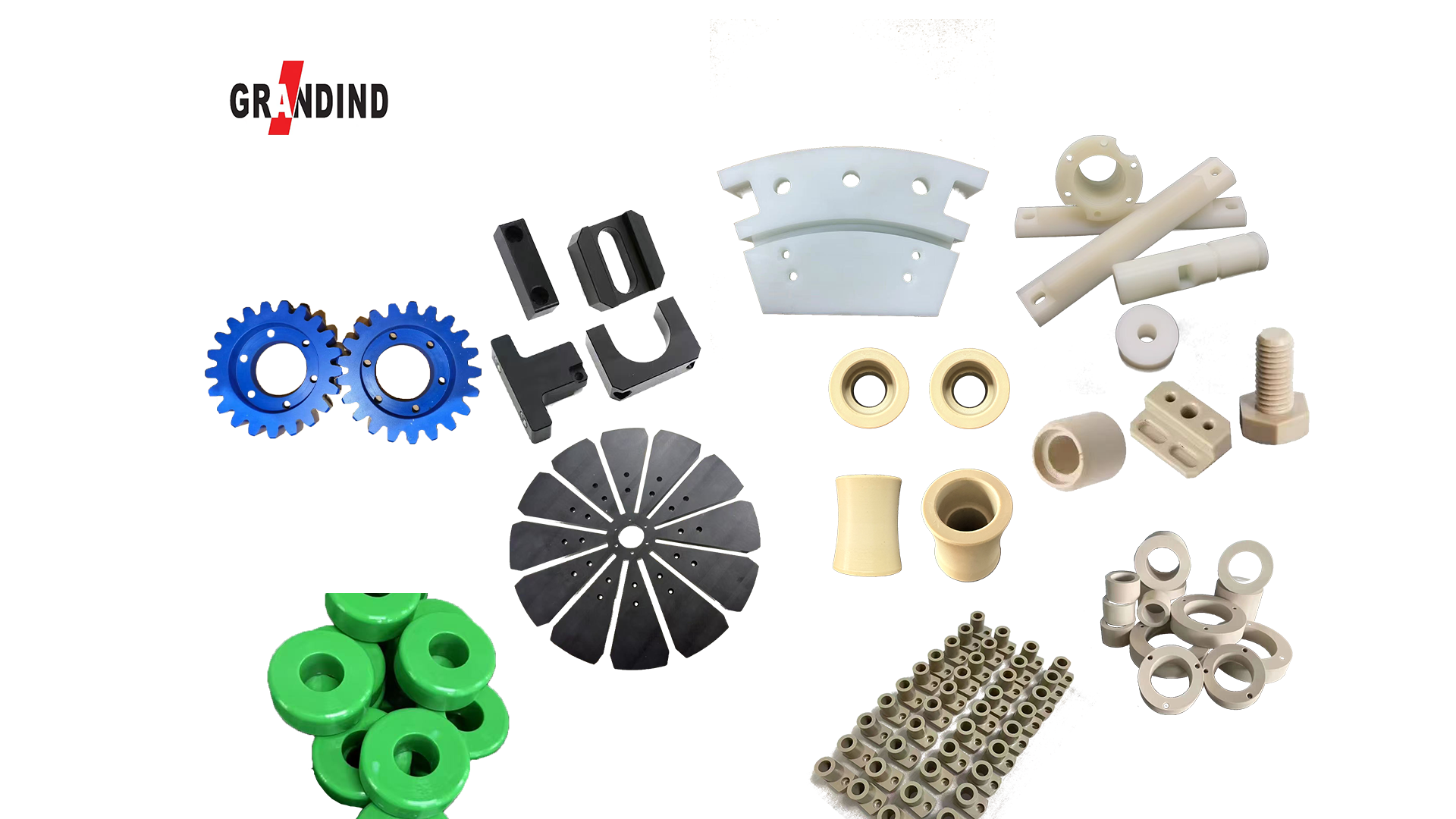 যথার্থ প্লাস্টিক উপাদান: উঁকি, নাইলন, POM CNC অংশ