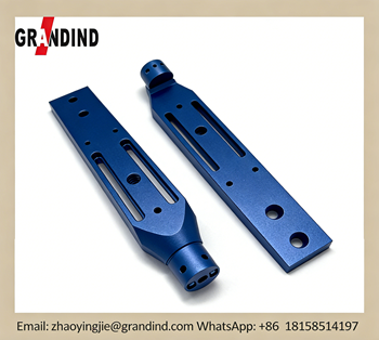 CNC মেশিন অ্যালুমিনিয়াম নীল Anodized উপাদান